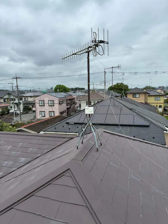 工事前　埼玉県熊谷市のお客様のアンテナ交換工事