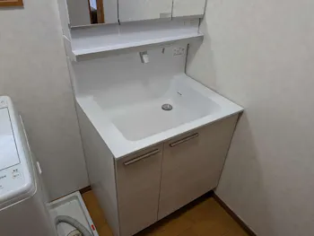 愛知県清須市のお客様のトイレ工事・洗面化粧台工事　具体的な工事内容1