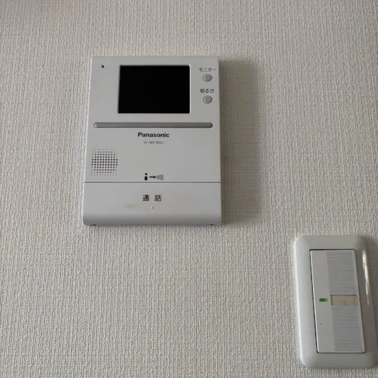 工事前　長野県安曇野市のお客様のTVドアホン交換工事