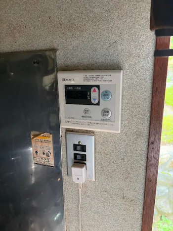 山梨県大月市のお客様の石油給湯器交換工事　具体的な工事内容1
