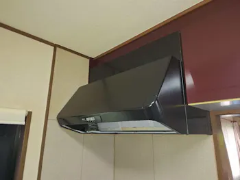 宮城県富谷市のお客様のビルトインコンロ・レンジフード交換工事　具体的な工事内容2