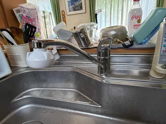 工事後　埼玉県久喜市のお客様の水栓工事