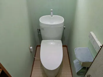 静岡県周智郡森町のお客様のトイレ工事（展示品）