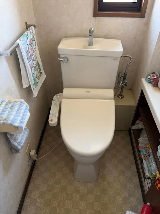 工事前　千葉県夷隅郡大多喜町のお客様のトイレ工事