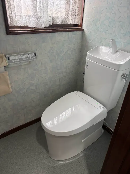 工事後　群馬県渋川市のお客様のトイレ工事