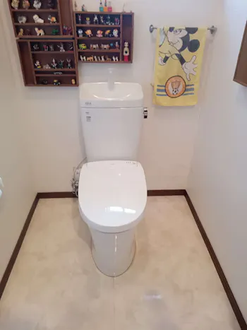 東京都あきる野市のお客様のトイレ工事