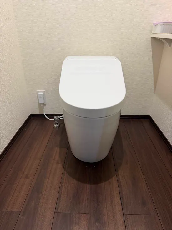 工事後　埼玉県加須市のお客様のトイレ工事（展示品）