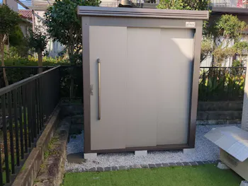 東京都八王子市のお客様の物置・倉庫工事
