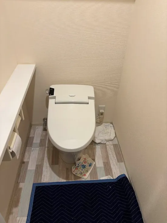 工事前　茨城県つくば市のお客様のトイレ工事
