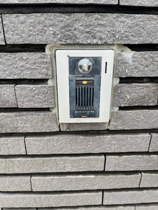 工事前　埼玉県久喜市のお客様のTVドアホン交換工事
