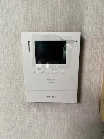 埼玉県久喜市のお客様のTVドアホン交換工事　具体的な工事内容1