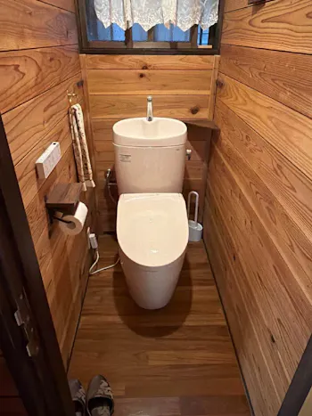 山梨県南都留郡山中湖村のお客様のトイレ工事