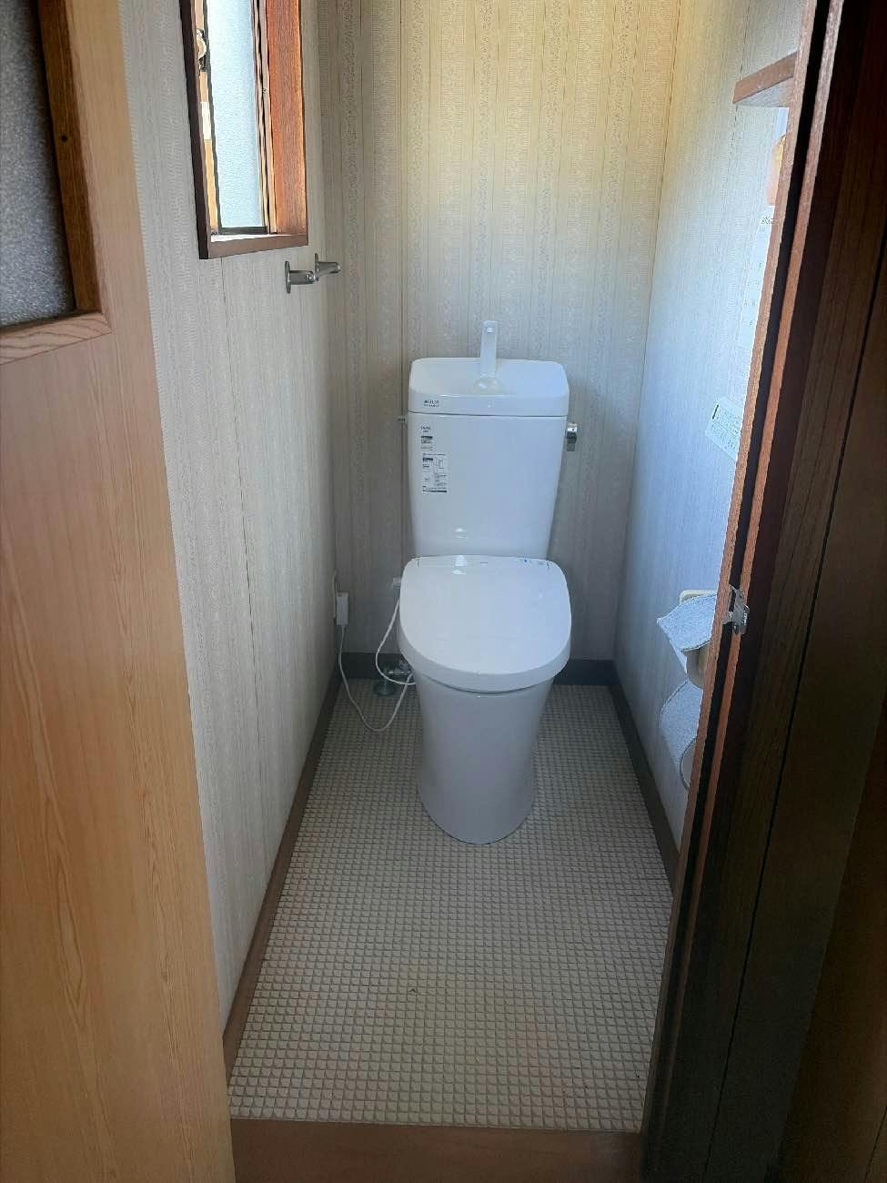 山梨県都留市のお客様のトイレ工事