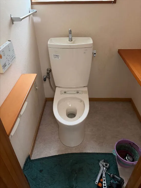 工事前　千葉県茂原市のお客様のトイレ工事