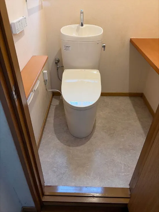 工事後　千葉県茂原市のお客様のトイレ工事