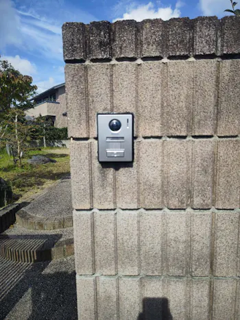 福島県いわき市のお客様のTVドアホン工事