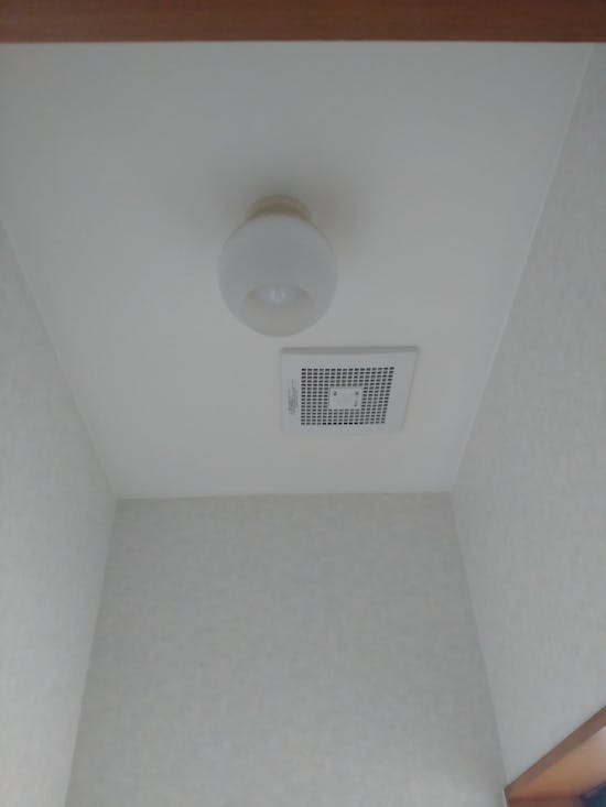 工事後　藤枝市のお客様のトイレ換気扇交換工事