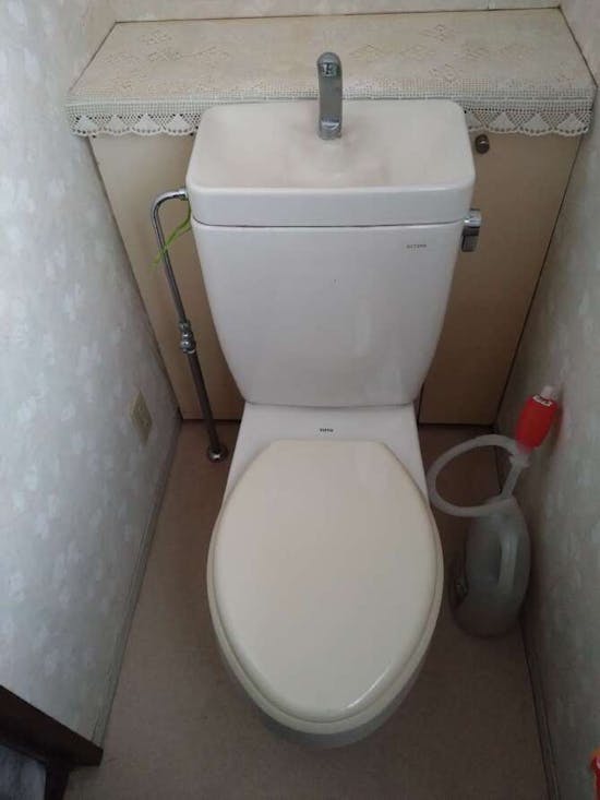 工事前　神奈川県横浜市のお客様のトイレ工事