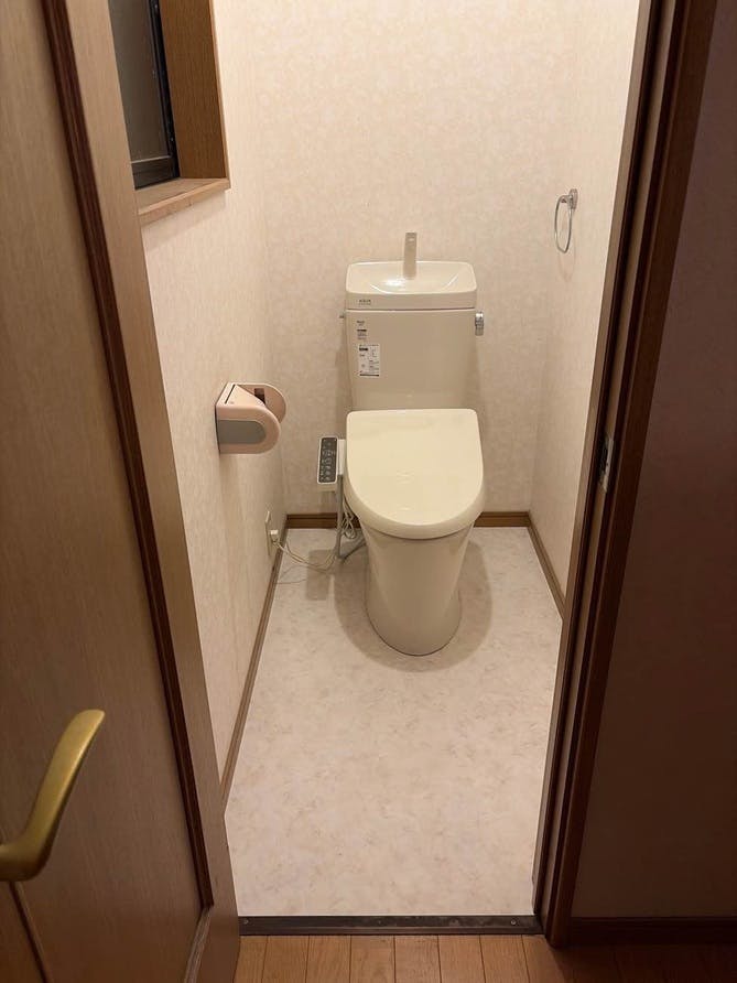 山梨県富士吉田市のお客様のトイレ交換工事