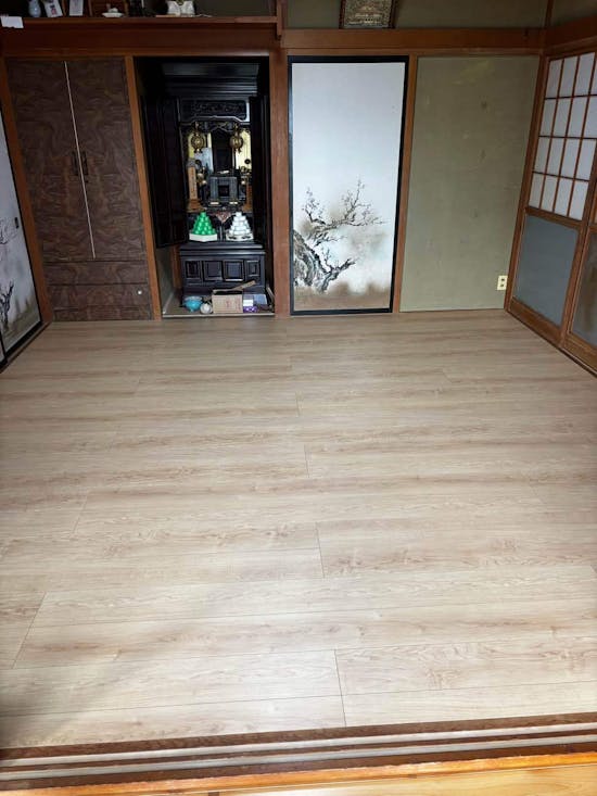 工事後 茨城県常陸太田市のお客様の和室リフォーム工事