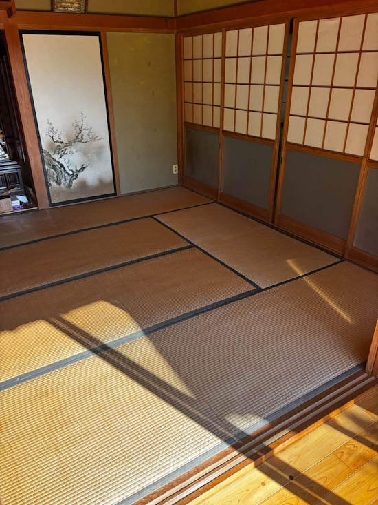 工事前 茨城県常陸太田市のお客様の和室リフォーム工事