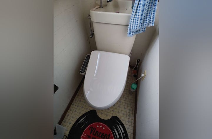 福島県いわき市のお客様の便座交換工事