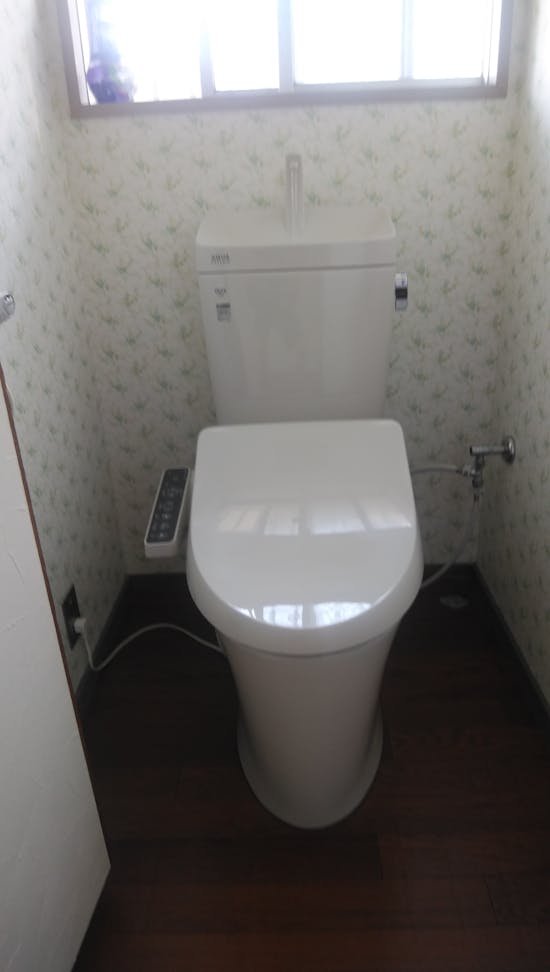工事前　磐田市のお客様のトイレ工事