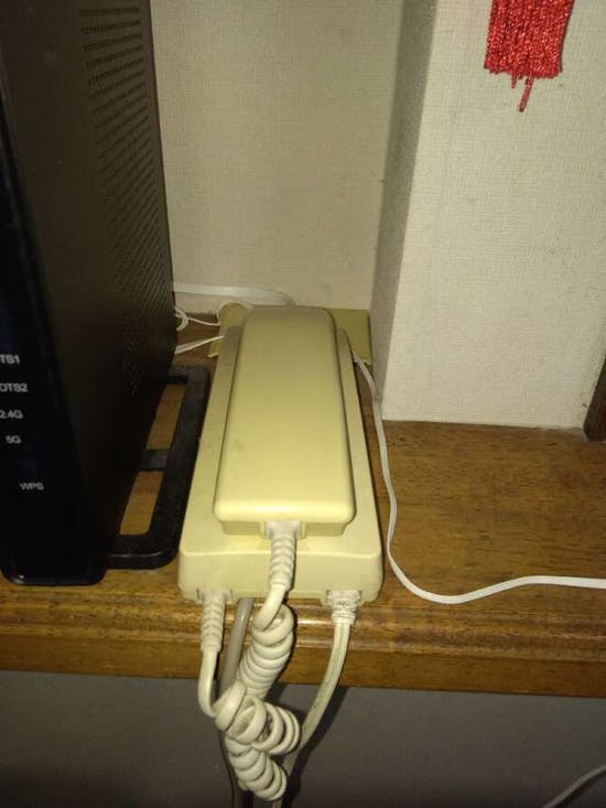 工事前　東京都西多摩郡のお客様のテレビドアホン交換工事