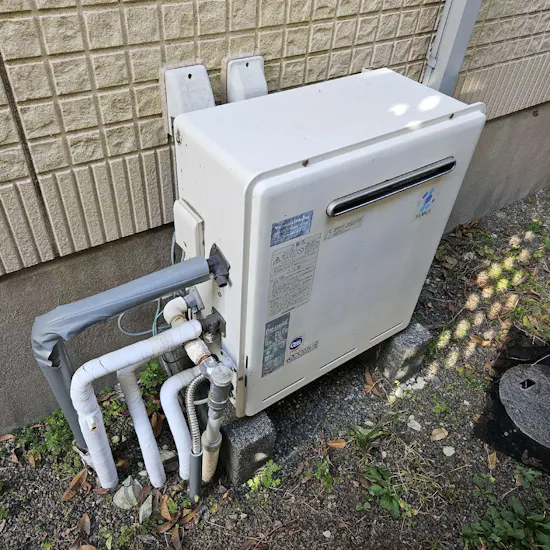 工事前　神奈川県横須賀市のお客様の給湯器交換工事