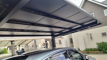宇都宮市のお客様のカーポート工事　具体的な工事内容1