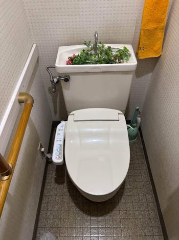 茨城県下妻市のお客様の温水洗浄便座交換工事