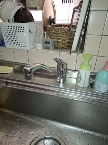 宮城県大崎市のお客様のキッチン水栓交換工事