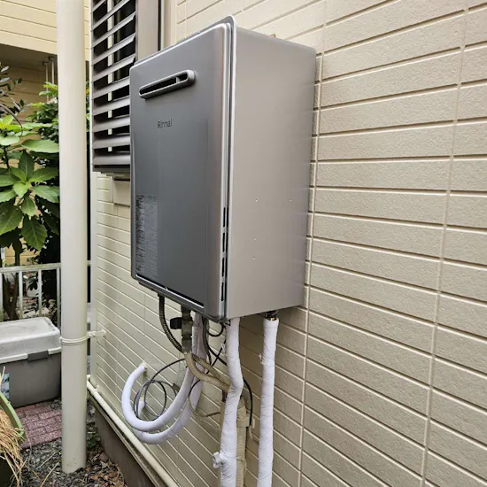 工事後 神奈川県横須賀市のお客様のガス給湯器交換工事