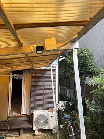 埼玉県上尾市のお客様の防犯カメラ設置工事