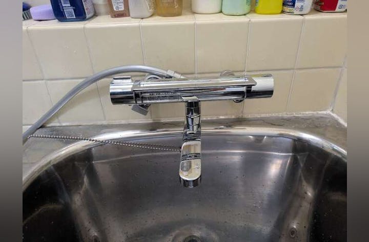 静岡県静岡市のお客様の浴室水栓工事