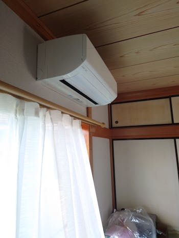 福島県のお客様のエアコン洗浄お掃除機能付き＆防カビ抗菌コート工事　具体的な工事内容2