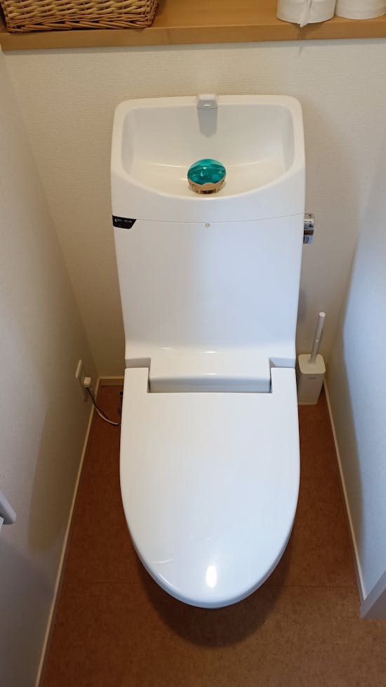 工事前 所沢市のお客様のトイレ工事