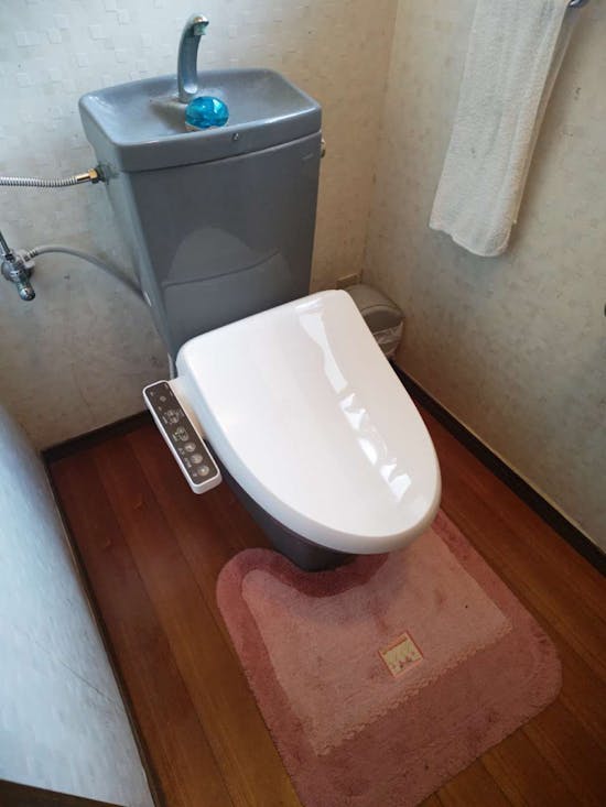 工事後 福島県いわき市のお客様の洗浄便座取付工事