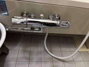 茨城県龍ケ崎市のお客様の浴室水栓交換工事