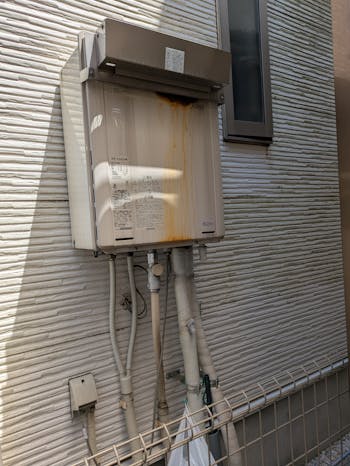 朝霞市のお客様のビルトインコンロ・ガス給湯器交換工事　具体的な工事内容2