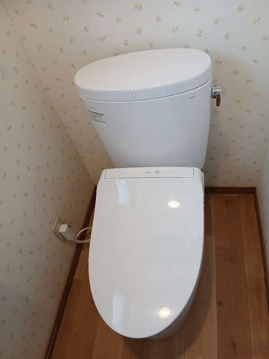 工事後 茨城県石岡市のお客様のEXトイレパック工事