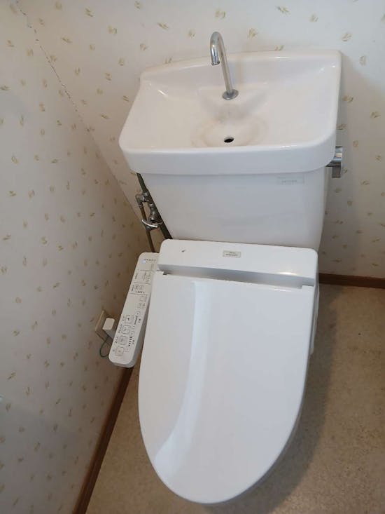 工事前 茨城県石岡市のお客様のEXトイレパック工事