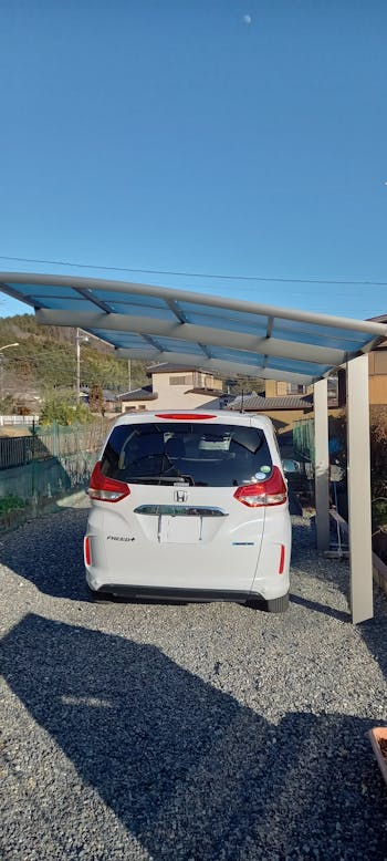 埼玉県のお客様のカーポート新規設置工事