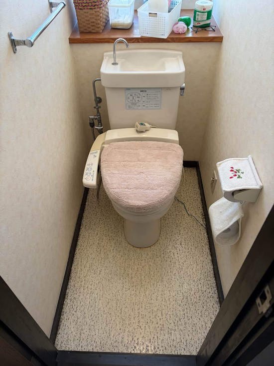 工事前　埼玉県北本市のお客様のトイレ交換工事 
