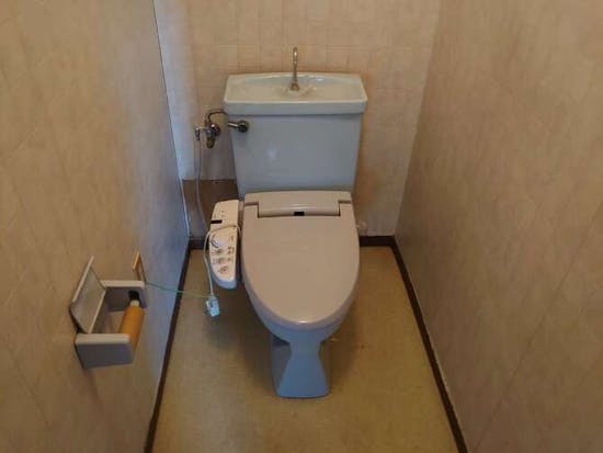 工事前　愛知県名古屋市のお客様のトイレ・洗面化粧台交換工事