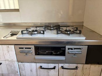 埼玉県桶川市のお客様のビルトインコンロ交換工事