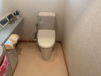 群馬県吾妻郡のお客様の便器交換工事