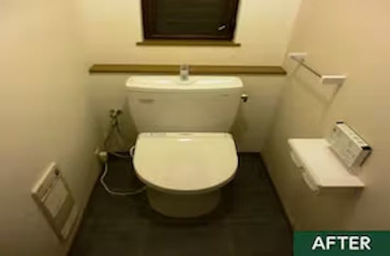 工事後 神奈川県のお客様のトイレ工事