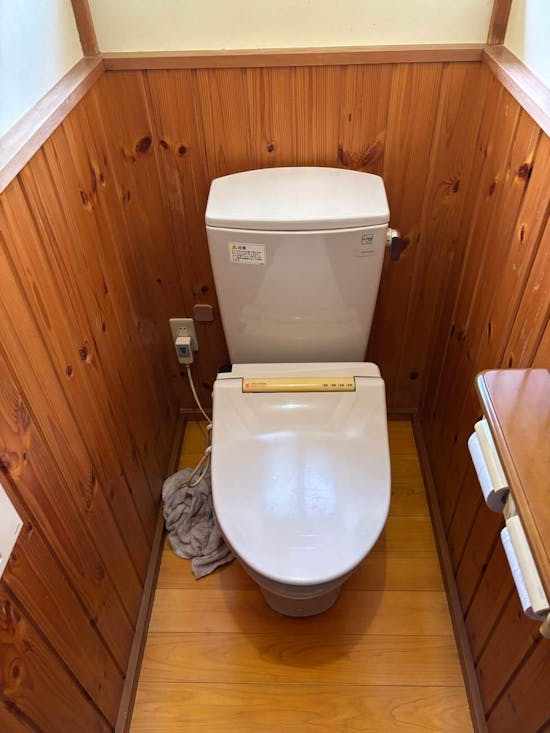 工事前　茨城県笠間市のお客様のトイレ交換工事