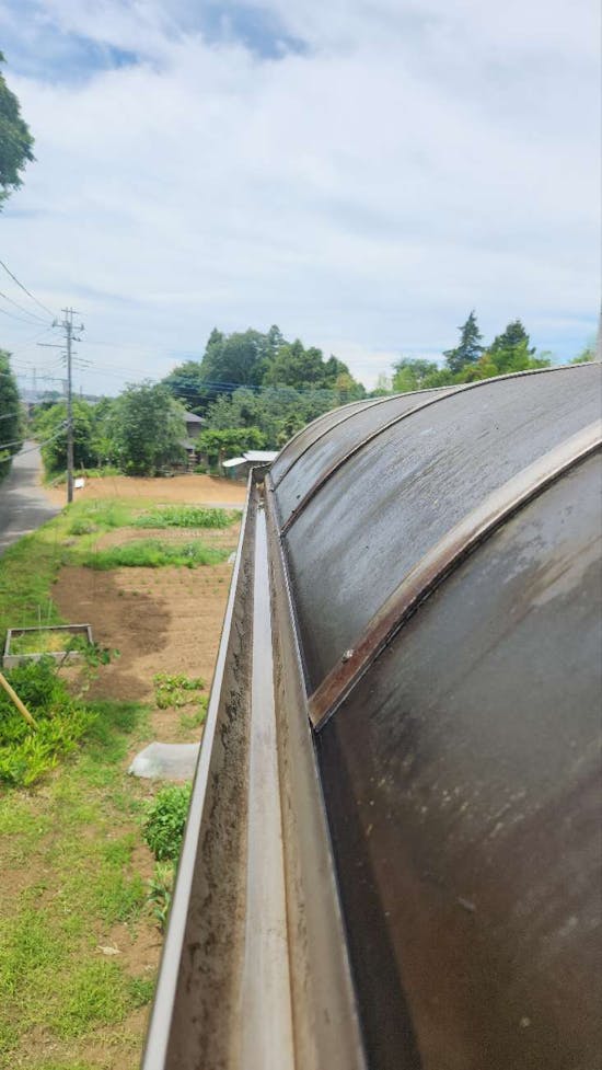 工事後　千葉県佐倉市のベランダ雨樋洗浄工事